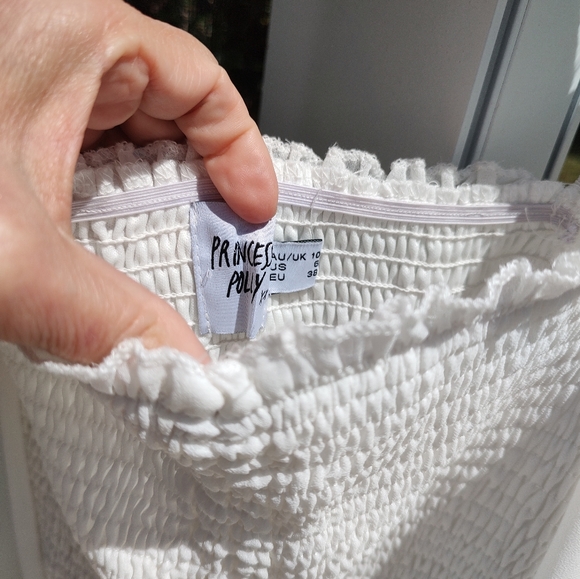 Princess Polly balloon sleeve white dress - Picture 11 of 16